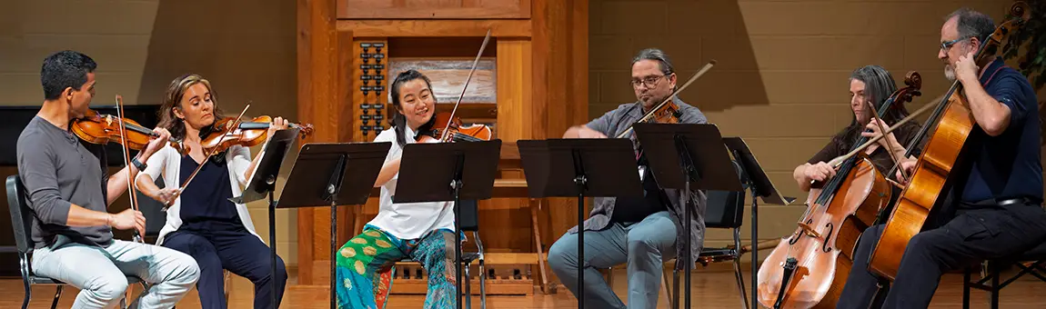teachers playing stringed instruments