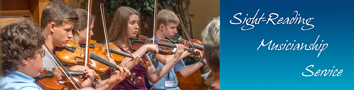 banner-students playing violins